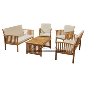 Set Tempat Duduk sofa Jati dan Bantal