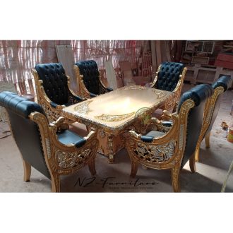 Set Meja Makan Kursi Oscar
