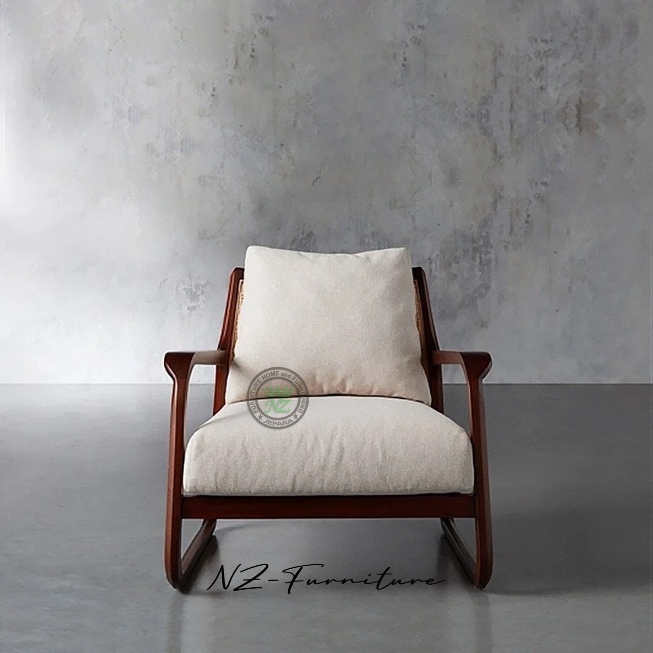 Modern Wooden Armchair