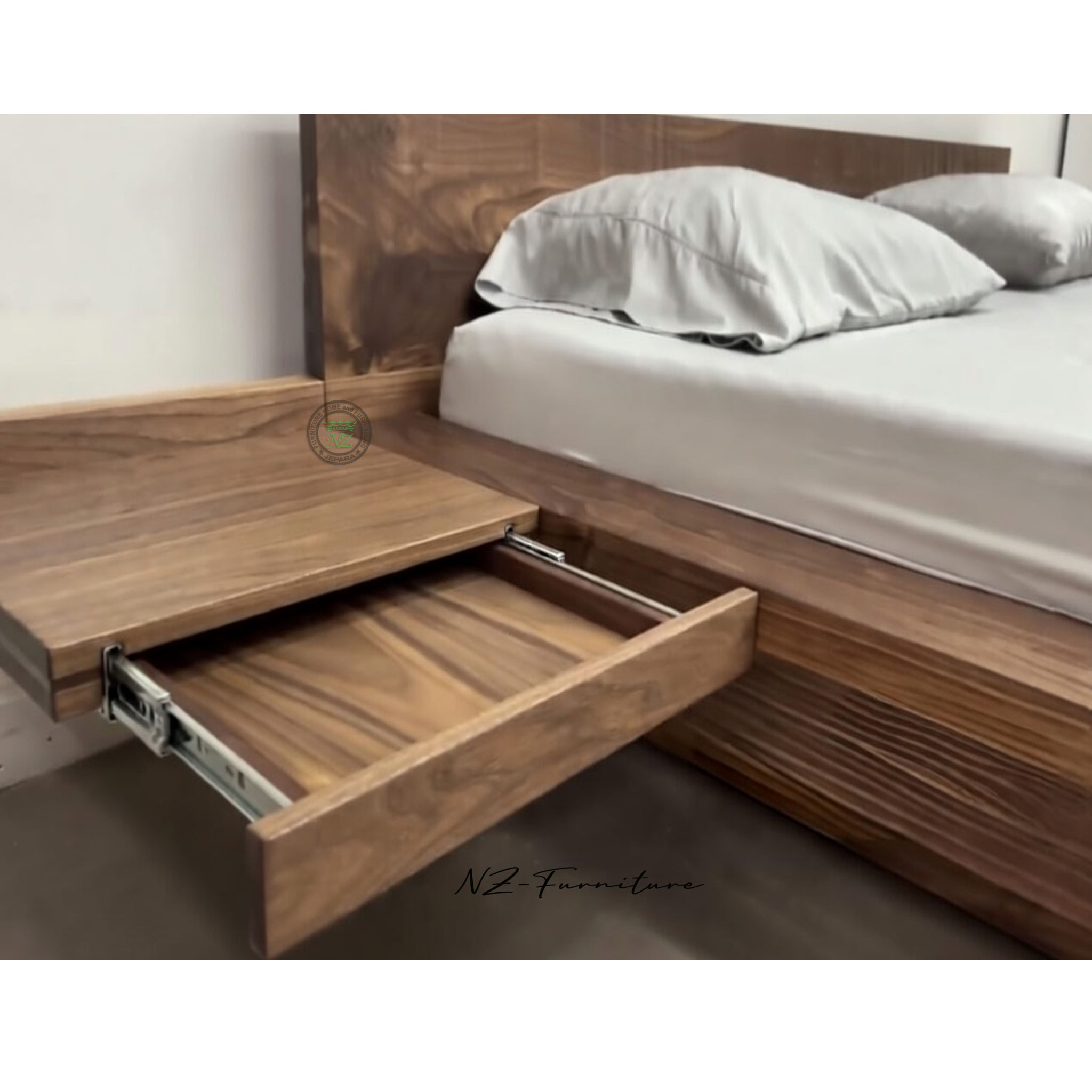 Levitasi Floating Bed Kayu Jati