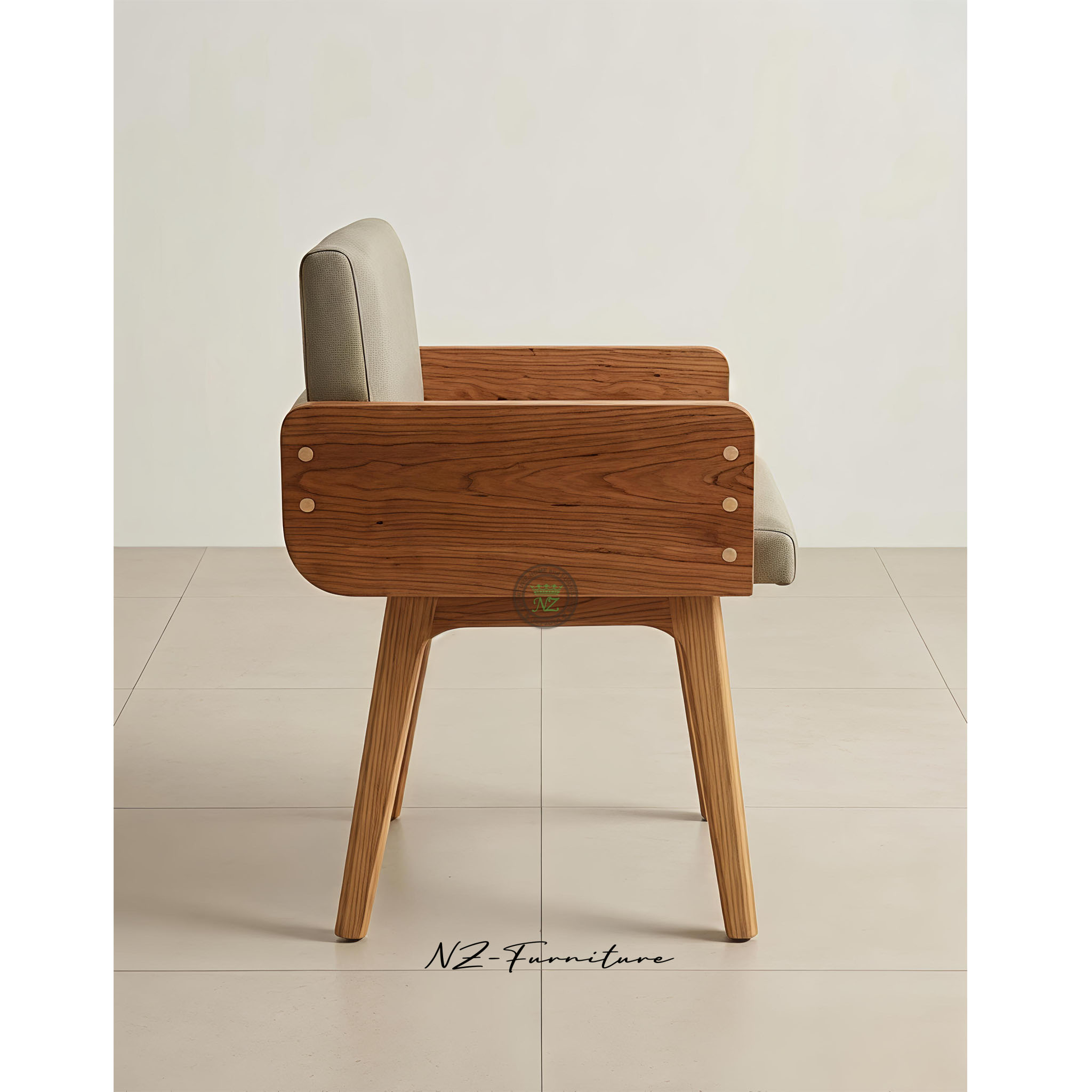 Scandinavian Teak Cafe Chair made from Solid Teak Wood
