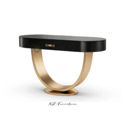 Black and Gold Console Table